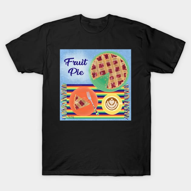 Fruit Pie T-Shirt by MarcyBrennanArt